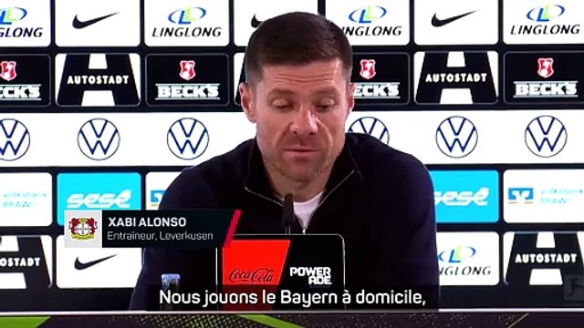 Leverkusen - Alonso avant de défier le Bayern : Je ne suis pas trop inquiet