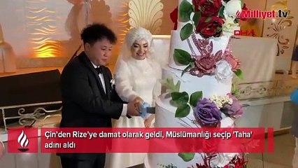 5 bin kilometre mesafede aşk! Rize’ye Çin’den ithal damat