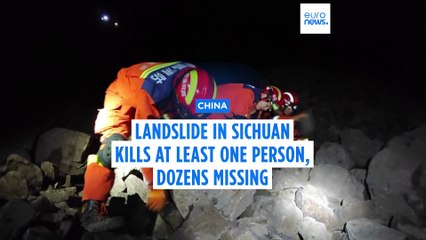 Rescuers hunt for 28 missing people after landslide in southwest China