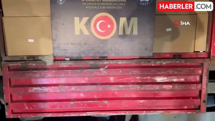Konya'da 8.7 Milyon Lira Değerinde Kaçak Makaron Ele Geçirildi
