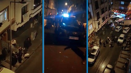 Polise saldırıp, minibüsle takviye ekiplerin önünü kesen 3 şüpheli gözaltına alındı