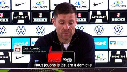 Alonso avant de défier le Bayern : "Je ne suis pas trop inquiet"