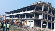 Bulldozer action Kushinagar Hata Madni Masjid demolition