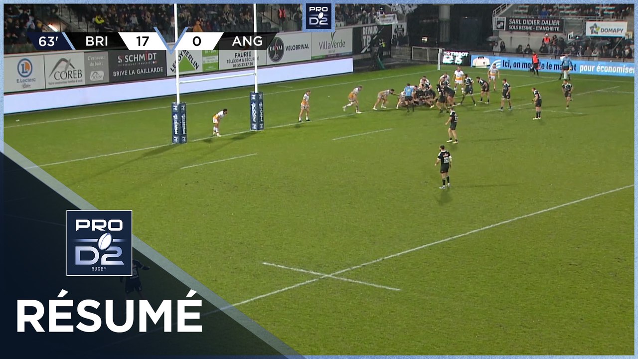 PRO D2 Saison 2024-2025 J19 - Résumé CA Brive - Soyaux Angouleme XV