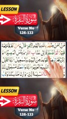 🌟 Learn Surah Baqarah Easily 📖 | Quran Made Simple  126-133🌟01#Shorts