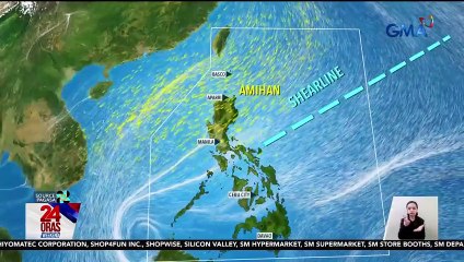 Shearline, hanging amihan, at easterlies, magpapaulan sa iba't ibang bahagi ng bansa | 24 Oras Weekend