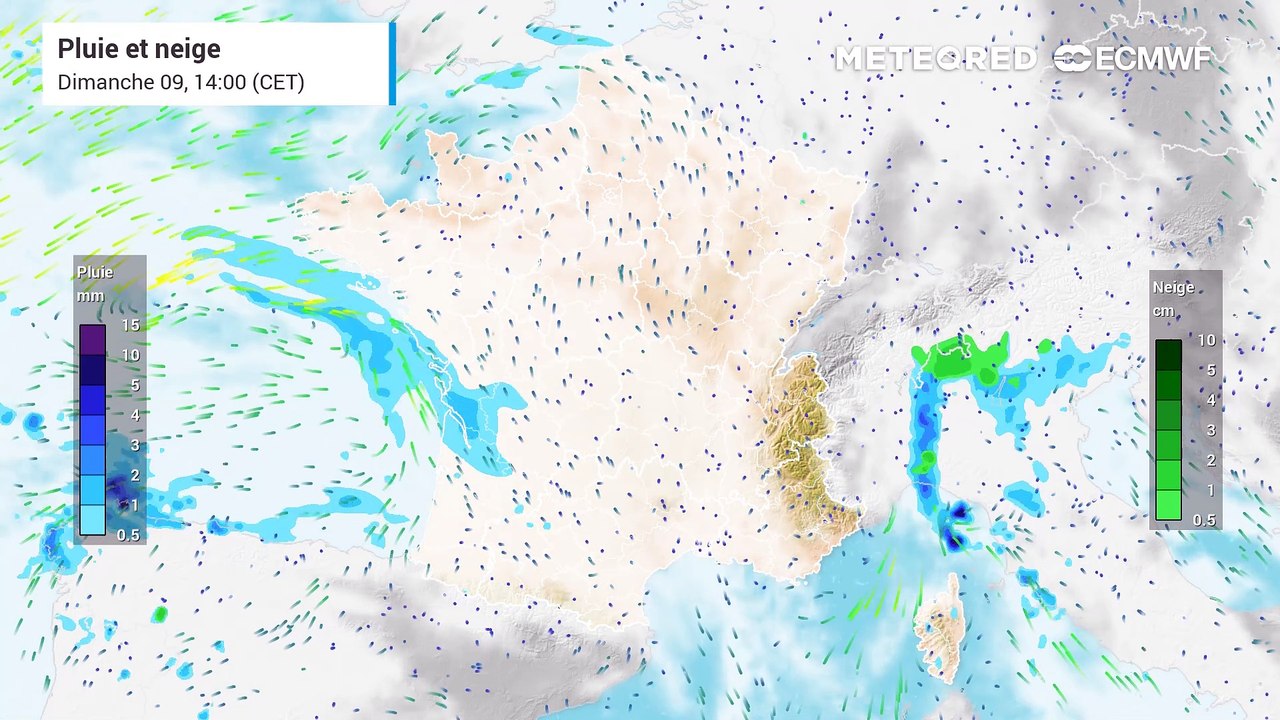 De nouvelles chutes de neige en France !