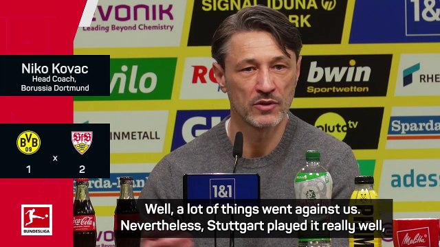 'A lot went against us' - Kovac reflects on BVB debut defeat