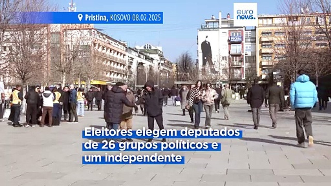 Urnas abrem no Kosovo para eleições decisivas