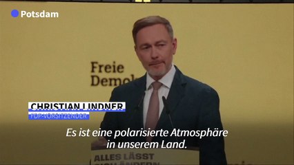 FDP-Chef Lindner: "Die Mitte darf sich nicht einschüchtern lassen"