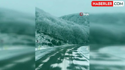Tekirdağ'ın Ganos Dağları Beyaza Büründü