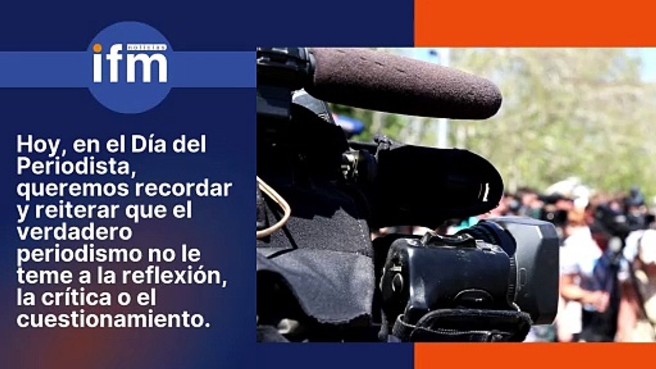 ¡Feliz día, periodistas!