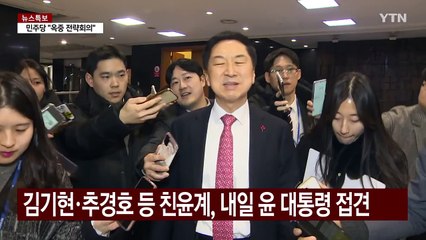 국민의힘 김기현·추경호 등 친윤계 의원들, 내일 윤 대통령 접견 / YTN