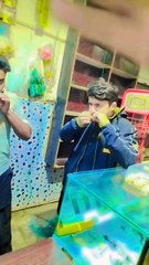 Challenge balloon with friend gobara barhne ka magic video