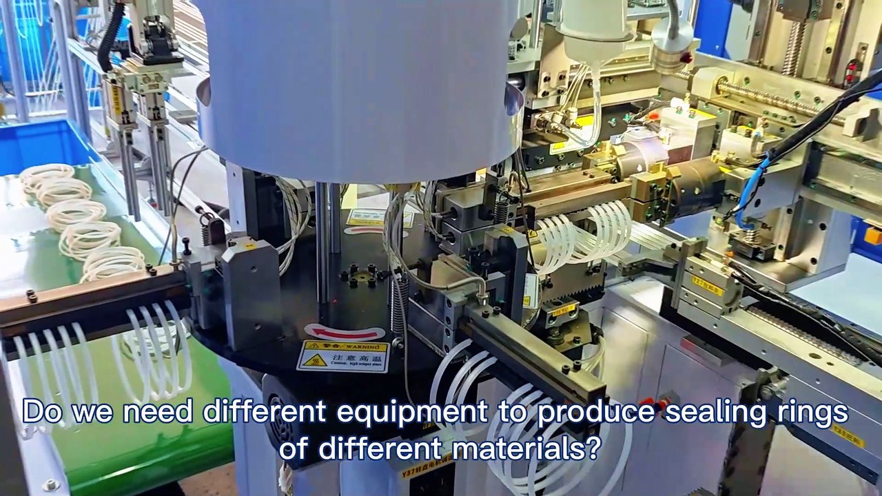 Multi purpose,sealing ring bonding machine can easily handle different materials and specifications