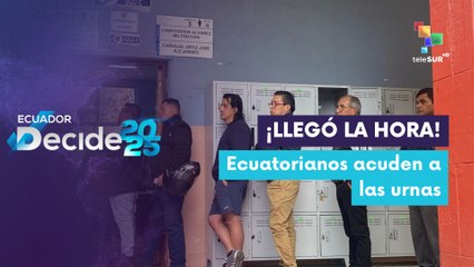 Más de 13 millones de ecuatorianos acuden a las urnas