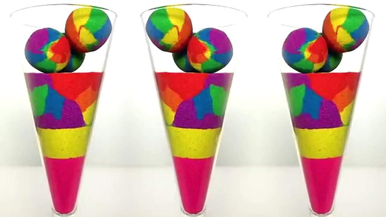 Very Satisfying Video Kinetic Sand Cutting and Squish #3