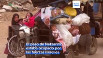Gaza: El Ejército israelí se retira del corredor de Netzarim para facilitar el regreso de palestinos