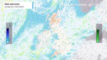 UK weather: A chilly day, with showers for southern and eastern areas