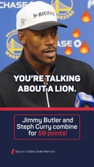 He's a Lion! - Butler teams up with Curry