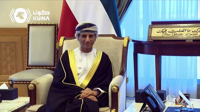 حضرة صاحب السمو أمير البلاد الشيخ مشعل الأحمد الجابر الصباح يستقبل الممثل الخاص للأمين العام للأمم المتحدة في العراق رئيس بعثة الأمم المتحدة لمساعدة العراق السفير الدكتور محمد بن عوض الحسان بمناسبة زيارته للبلاد