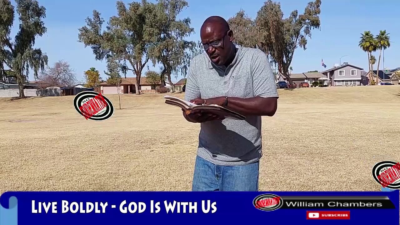Live Boldly - God Is With Us