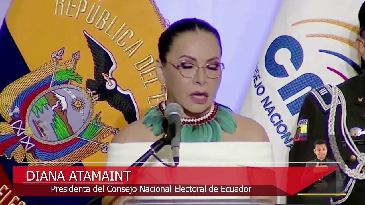 Ecuador celebra elecciones presidenciales con Noboa y candidata del 'correísmo' como favoritos