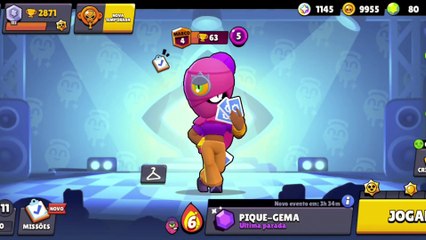 Pique - Gema Última Parada com a Personagem Tara #Part 02, Brawl Stars,Gameplay.