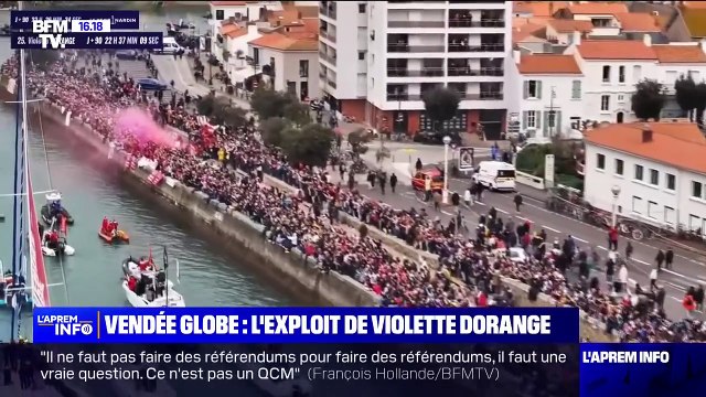 Vendée Globle: l'exploit de Violette Dorange