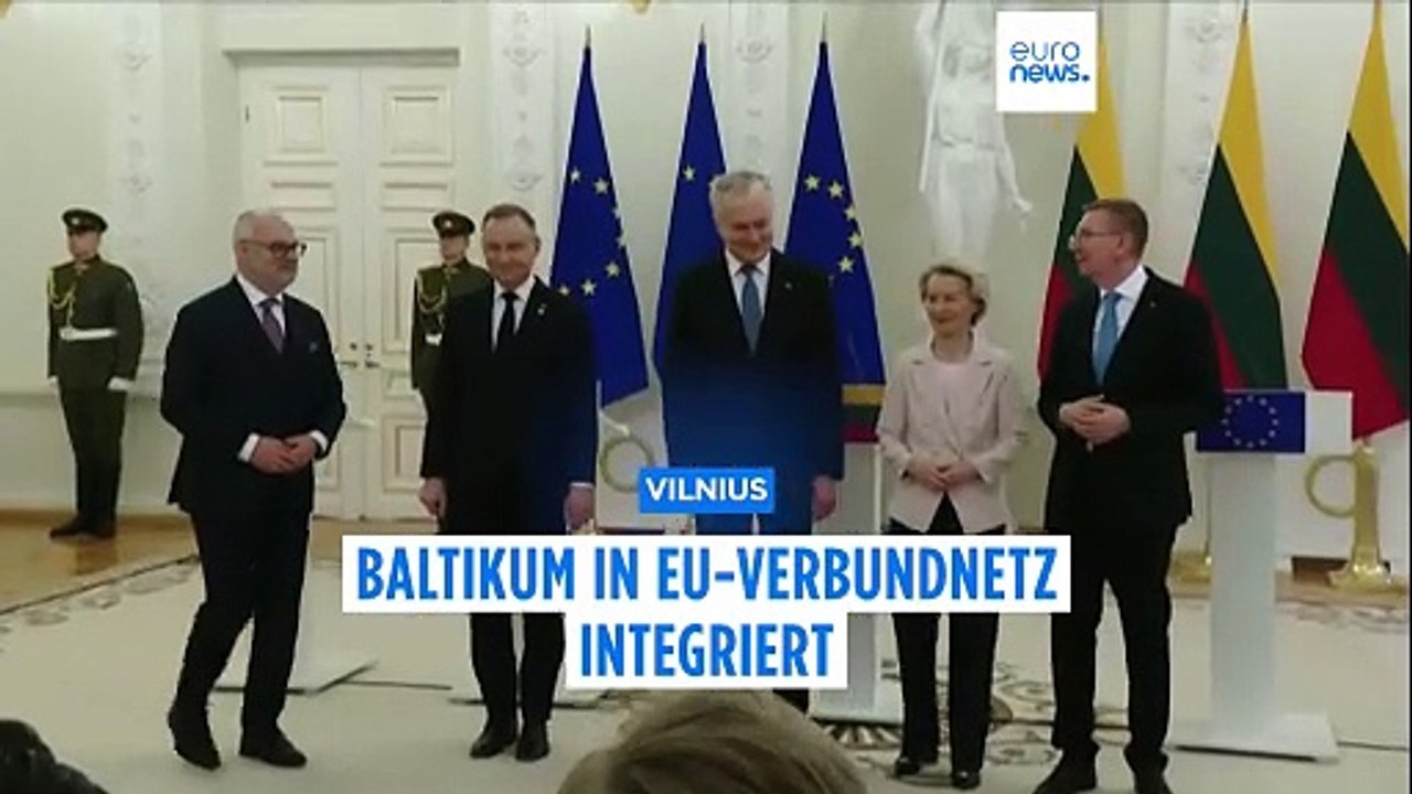 Baltische Staaten Teil des EU-Stromverbundnetzes