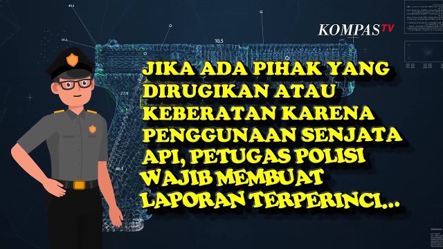 Begini Aturan Penggunaan Senjata Api oleh Anggota Polisi - INFOGRAFIS