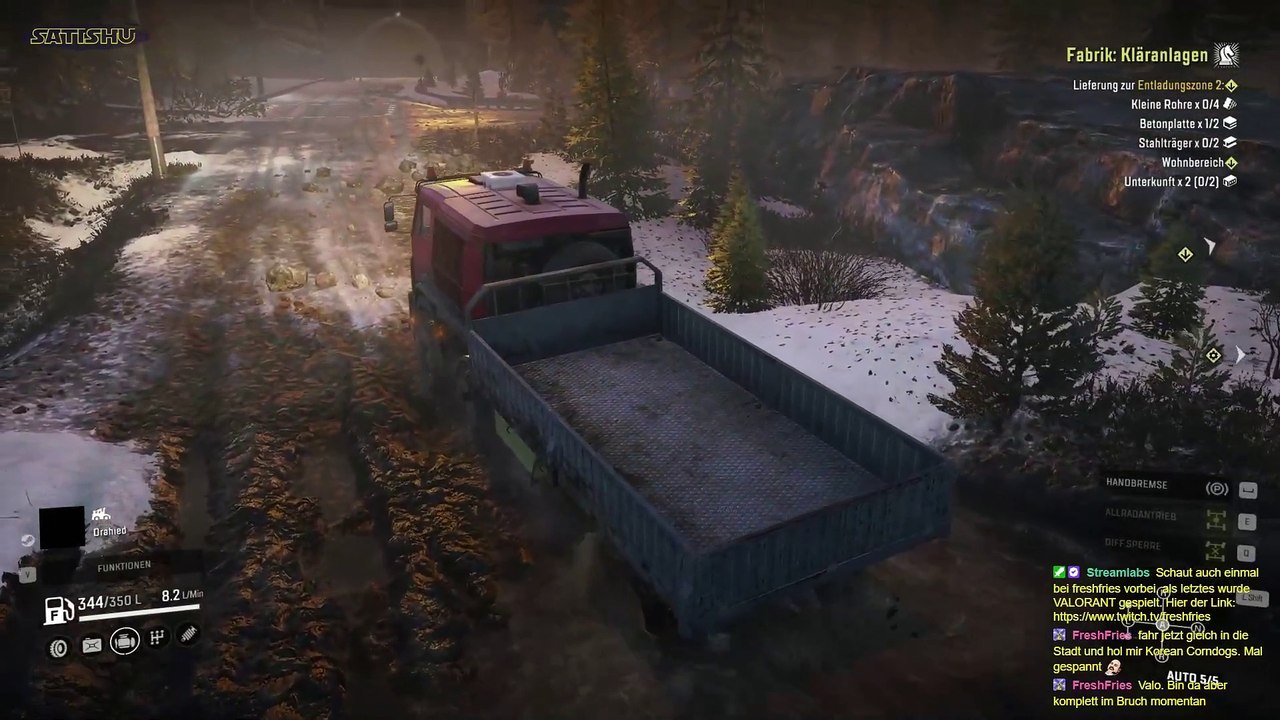 Unterkunftstransport zum großen Lachsberg. | SnowRunner | Ep. 40