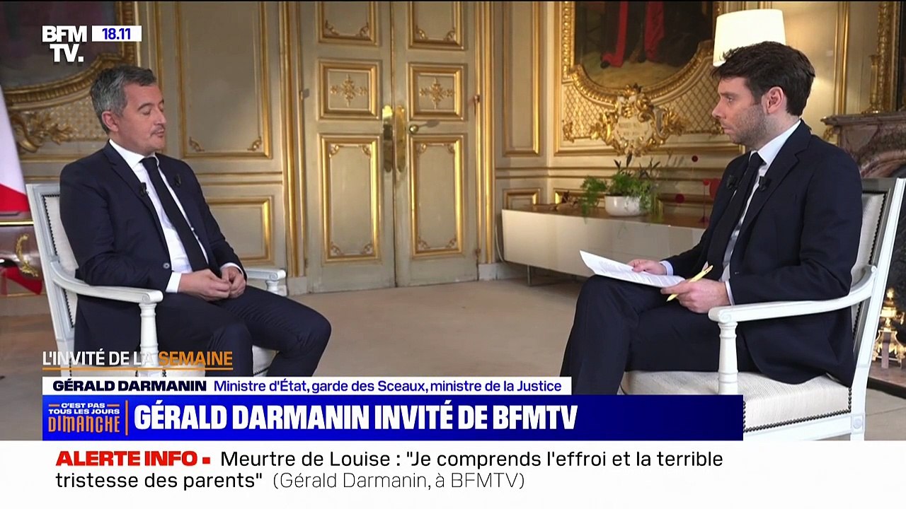 Meurtre de Louise en Essonne: "Les Français peuvent être rassurés par notre appareil policier", déclare Gérald Darmanin