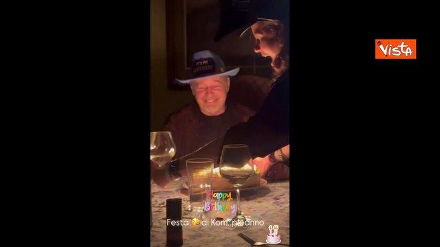 La festa di compleanno di Vasco Rossi per i suoi 73 anni a Los Angeles