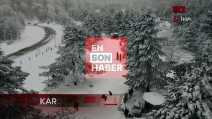 Kütahya Domaniç’te karda mangal keyfi