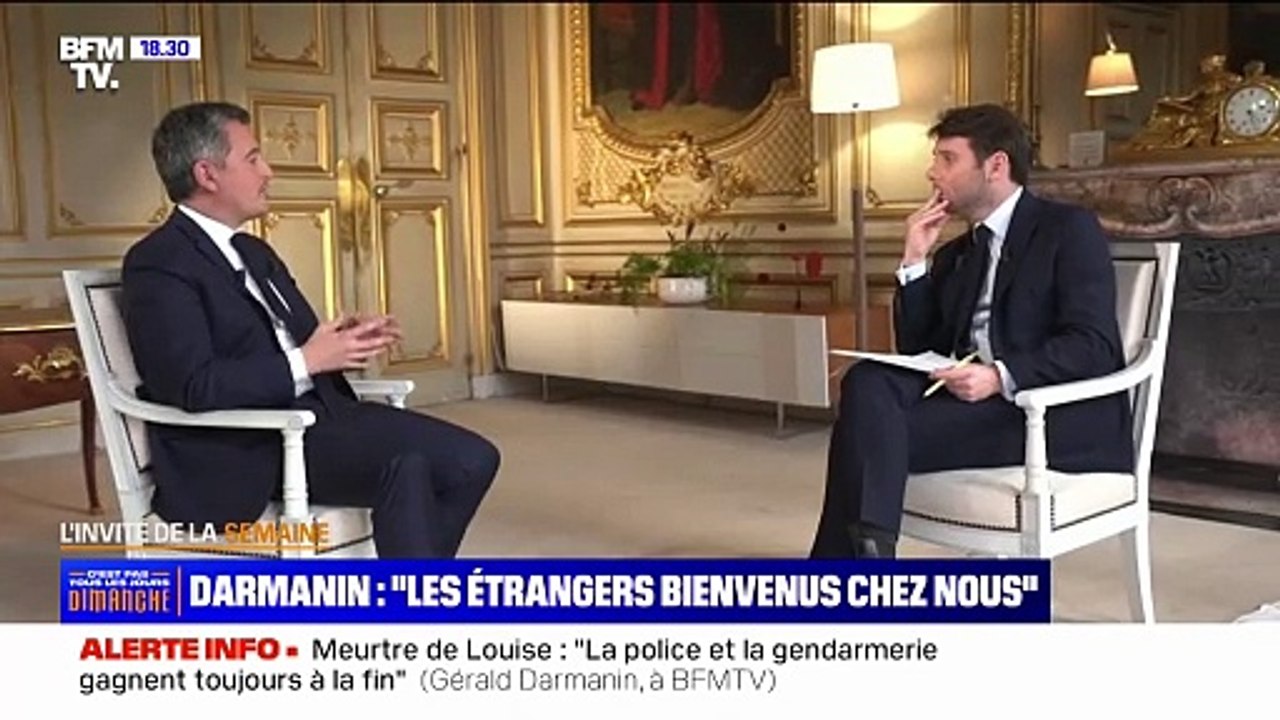 Gérald Darmanin: "Je pense que l'élection présidentielle tranchera" la question du droit du sol
