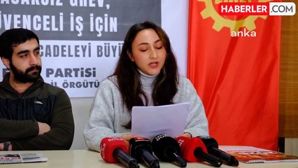 Emep Eskişehir İl Başkanı Ceren Kökoğlu: "Akp İktidarları 2003-2024 Yılları Arasında Milli Güvenliği Bozduğu Gerekçesiyle 22 Grevi Yasakladı"