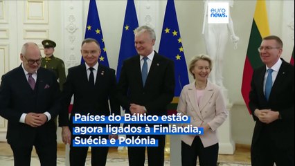 Países bálticos já estão ligados à rede elétrica europeia