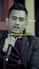 Motivation by MS Dhoni Indian cricketer.