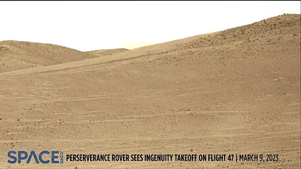 Perseverance Rover - Mars Helicopter Manoeuvre Captured