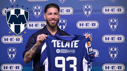 Sergio Ramos sobre Rayados en su presentacón: contrato de un año y compromiso por títulos