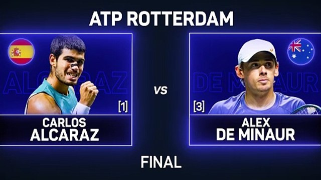 Alcaraz beats De Minaur to clinch Rotterdam Open title