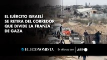 El ejército israelí se retira del corredor de Gaza