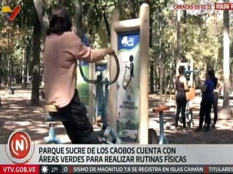 Caraqueños disfrutan de actividades físicas y recreativas en el Parque Los Caobos