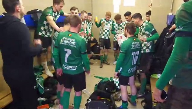 Les Unionistes fêtent leur succès contre Nismes.