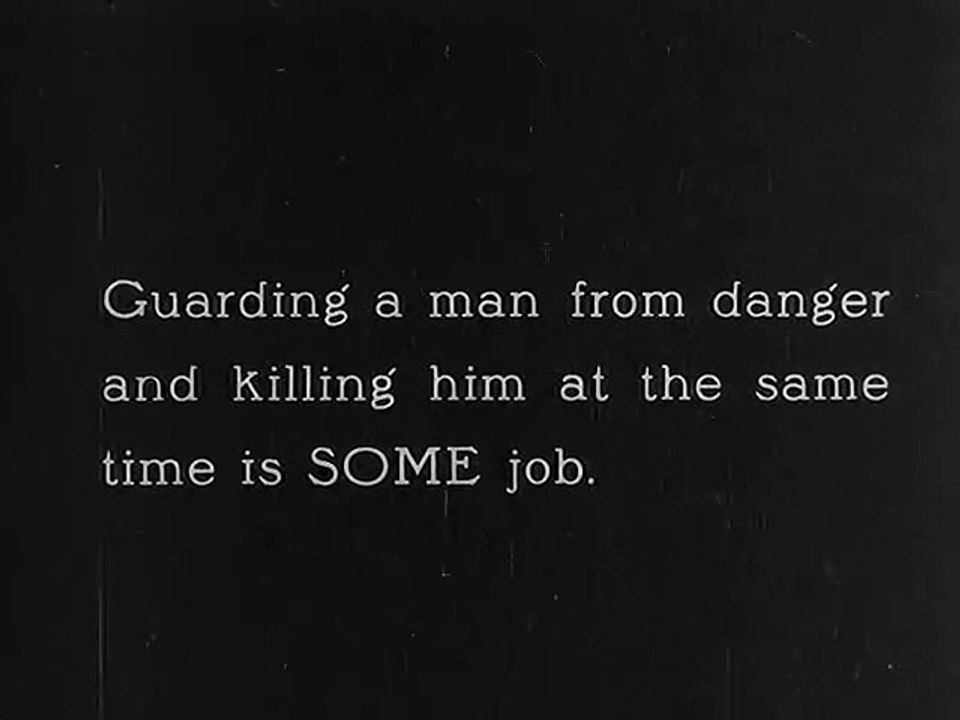 Buster Keaton The 'High Sign' 1921