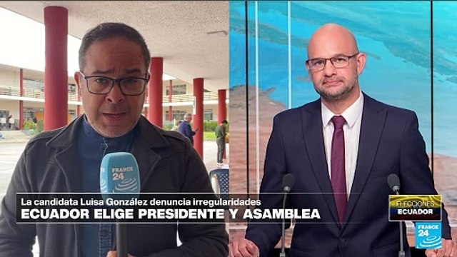 Informe desde Quito: candidatos presidenciales denuncian irregularidades