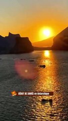 DÉBUT DE SOIRÉE sur le Continent Blanc