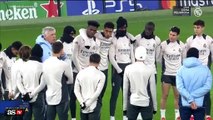 Entrenamiento completo del Real Madrid en la previa en Mánchester