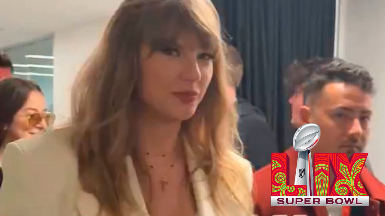 Taylor Swift llega al Super Bowl para apoyar a Travis Kelce pese a ser fan de los Eagles